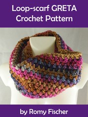 Loop-scarf GRETA - Crochet Pattern