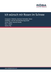 Ich wünsch mir Rosen im Schnee - as performed by Monika Herz, Single Songbook