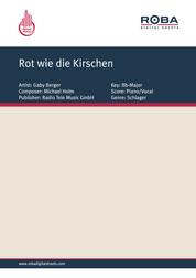 Rot wie die Kirschen - as performed by Gaby Berger, Single Songbook