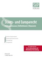 SVP Verlag: Staats- und Europarecht 