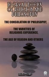 10 Great Books of Religion and Philosophy - The Consolation of Philosophy, The Varieties of Religious Experience, The Age of Reason and others