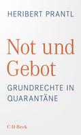 Heribert Prantl: Not und Gebot ★★★