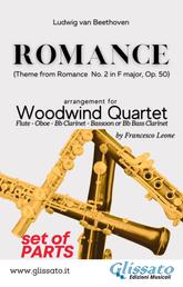 Romance - Woodwind Quartet (PARTS) - Theme from Romance No. 2 in F major, Op. 50