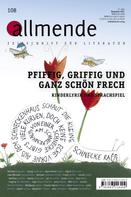 Hansgeorg Schmidt-Bergmann: Allmende 108 – Zeitschrift für Literatur 